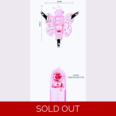 Strap-On Butterfly Clitoral Vibrator